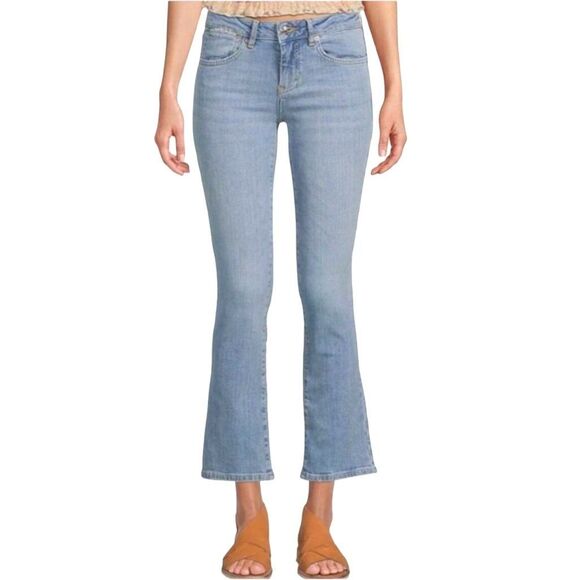 We The Free x Free People Mid Rise Crop Flare Jeans - Size 30 - Etna - OB1417538 - Picture 1 of 6